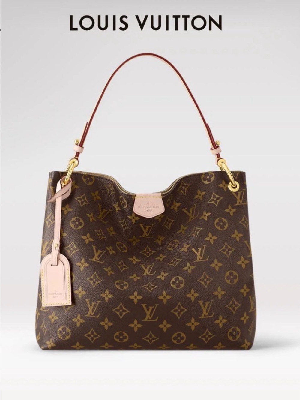 Louis Vuitton Graceful Monogram Canvas Semi Shoulder Bag